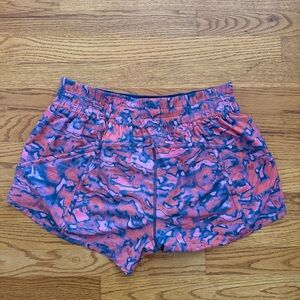 lululemon athletica Tracker Low-Rise Lined Shorts - Pink and Blue